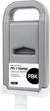 PFI-1700 Photo Black Pigment Remanufactured Ink Cartridge Replacement