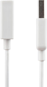StarTech.com 3m White USB 2.0 Extension Cable Cord - A to A - USB Male