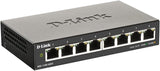 Commutateur Ethernet administré intelligent Gigabit 8 ports D-Link, L2, VLAN, QoS, IG