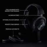 Logitech G PRO X Wireless Lightspeed Gaming Headset with Blue VO!CE Mi