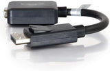 C2G 54323 Adaptateur convertisseur actif DisplayPort mâle vers VGA femelle, conforme TAA