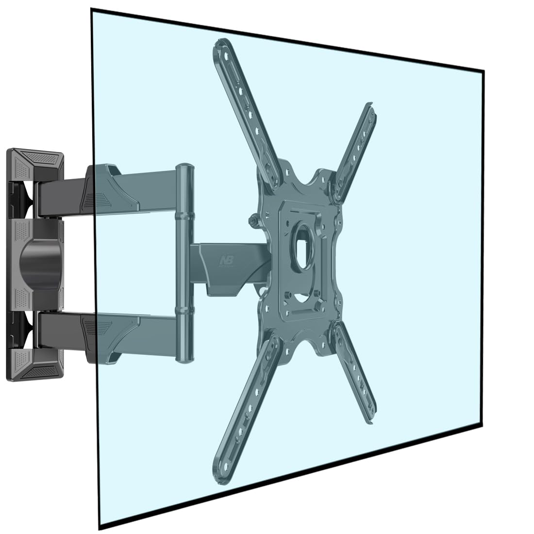 Display TV Monitor Wall Mount Flat/Curved Screens Tilt 37-80IN