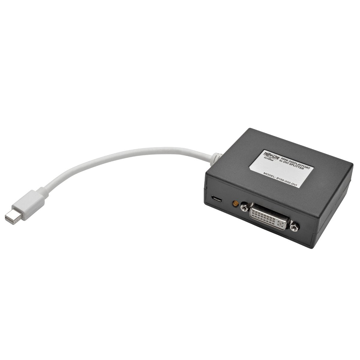 Tripp Lite B155-002-DVI 2-Port Mini DisplayPort to DVI Splitter 1080p