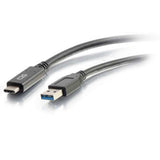 C2G Câble Vidéo USB-C 3.0 vers USB-A 10 Pieds Noir (28833) 10 Pieds