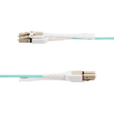StarTech.com 10m (32.8ft) LC (UPC) OM4 Multimode Fiber Optic Cable, 50