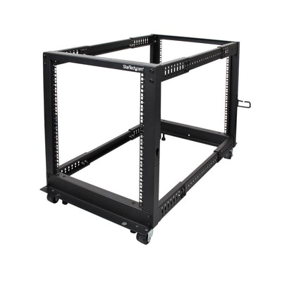 StarTech 4-Post 12U Server Rack w/ Adjustable Mounting Depth