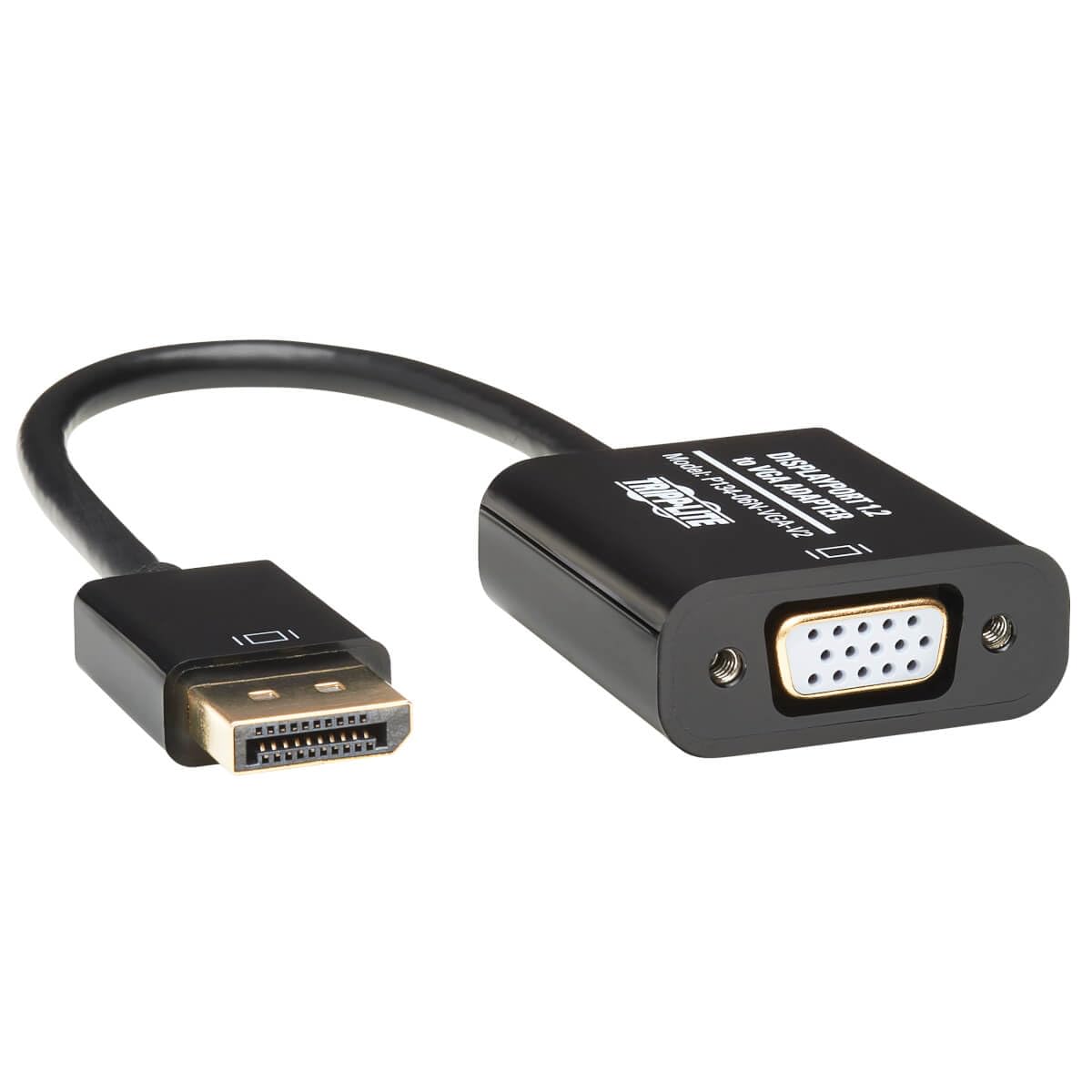 Tripp Lite DisplayPort to VGA Active Cable Adapter, DP 1.2, DP to HD15