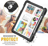 Étui HXCASEAC pour iPad Air 13 pouces M4/M3/M2, Antichoc avec Protection d'Écran