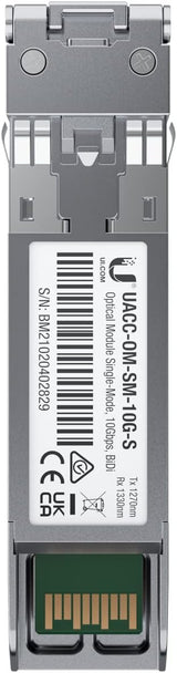 Module SFP+ monomode UFiber UBIQUITI 10G BiDi 2 emballages - Même 10Gbps