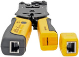 Tripp Lite T100-001-TST RJ45 Wire Crimper with Built-in Cable Tester