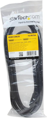 STARTECH 5M LC to SC OS2 Single Mode Simplex Fiber Optic Cable