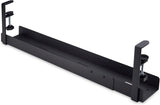 StarTech.com Under Desk Cable Management Tray, Length Adjustable, Clam