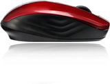 Adesso Ergonomic iMouse S50 - Wireless Optical Mouse Red
