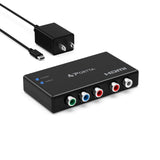 Portta Component to HDMI Converter, YPbPr RGB + R/L Audio to HDMI v1.3