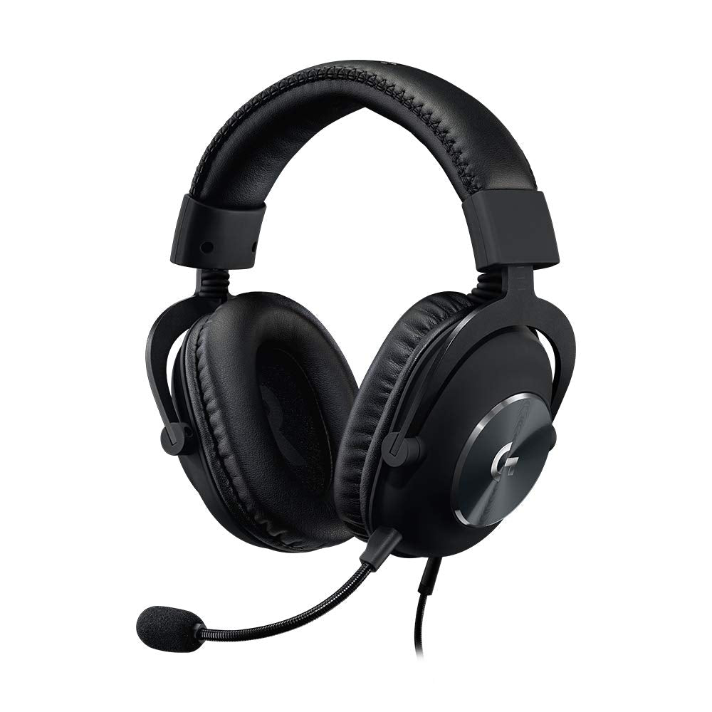 Logitech G Pro X Wired Gaming Headset: Blue VO!CE Detachable Boom Mic,