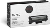 Remplacement pour Brother TN760 Haut rendement - Noir