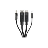 Belkin Dual-Head DP to DP KVM Combo Cable, 6'