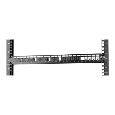 Tripp Lite 24-Port Keystone Blank Patch Panel RJ45, USB, HDMI, Cat5e/C