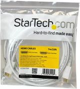 StarTech.com 7m 23 ft White CL3 In-wall High Speed HDMI Cable - Ultra
