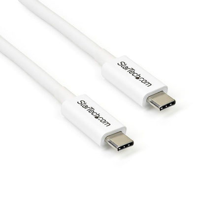 StarTech.com 1.6ft (50cm) Passive Thunderbolt 3 Cable, 40Gbps, 100W PD