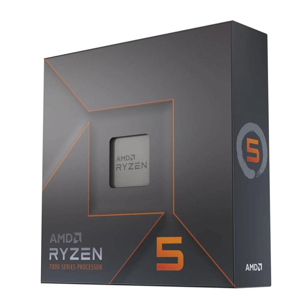 AMD Ryzen™ 5 7600X 6-Core, 12-Thread Unlocked Desktop Processor CPU On