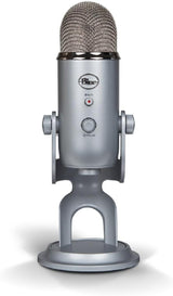 Microphone à condensateur USB Logitech Yeti Argent