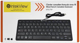 Mini clavier filaire français canadien 11