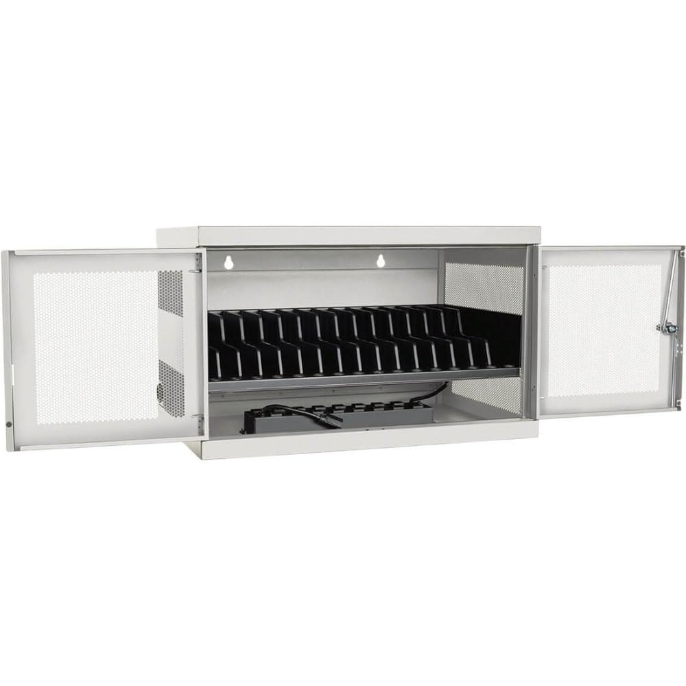 16PORT AC CHARGING CART STG STATION CHRMBK LAPTOP WHITE