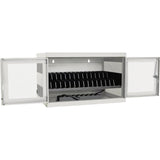 16PORT AC CHARGING CART STG STATION CHRMBK LAPTOP WHITE