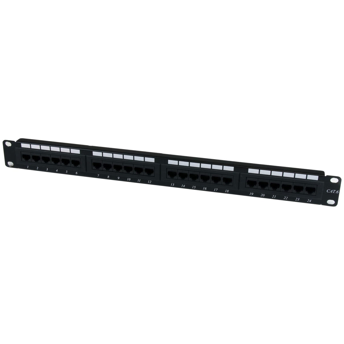 StarTech.com 24 Port 1U Rackmount Cat Cable 6 110 Patch Panel (C6PANEL