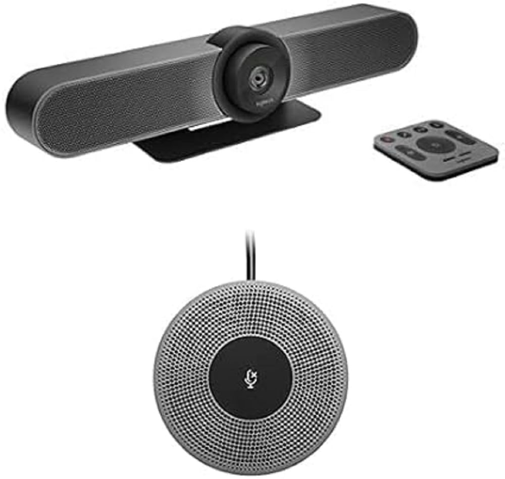 Logitech MeetUp HD Video and Audio Conferencing System for Small Meeti