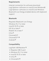Logitech MX Mechanical Mini Wireless Illuminated Keyboard, Linear Swit