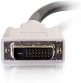 C2G 26911 Câble vidéo numérique DVI-D M/M Double lien, Noir (6,6 pieds, 2 m)