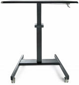 StarTech.com Mobile Standing Desk - Portable Sit Stand Ergonomic Heigh