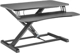 AnthroDesk Convertisseur de bureau assis-debout 31,5 po, hauteur réglable du mode assis