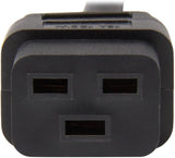 StarTech.com 10ft (3m) Heavy Duty Extension Cord, IEC 320 C19 To IEC 3