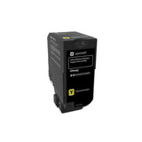 Cartouche de toner Lexmark 74C1SY0 grande capacité du programme de retour