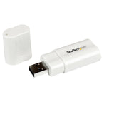 StarTech.com ICUSBAUDIO USB to Stereo Audio Adapter Converter