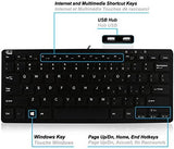 Adesso SlimTouch 510-Mini Keyboard with USB Hubs
