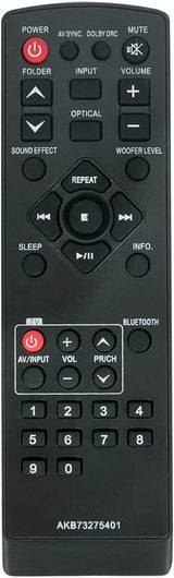 AKB73275401 Replacement Remote Control Applicable for LG Sound Bar LSB