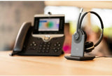 Casque d'écoute CISCO 522, filaire, supra-auriculaire double, prise 3,5 mm avec adaptateur USB-A