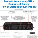 Tripp Lite 600VA UPS Desktop Battery Backup and Surge Protector, 300W,
