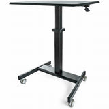 StarTech.com Mobile Standing Desk - Portable Sit Stand Ergonomic Heigh