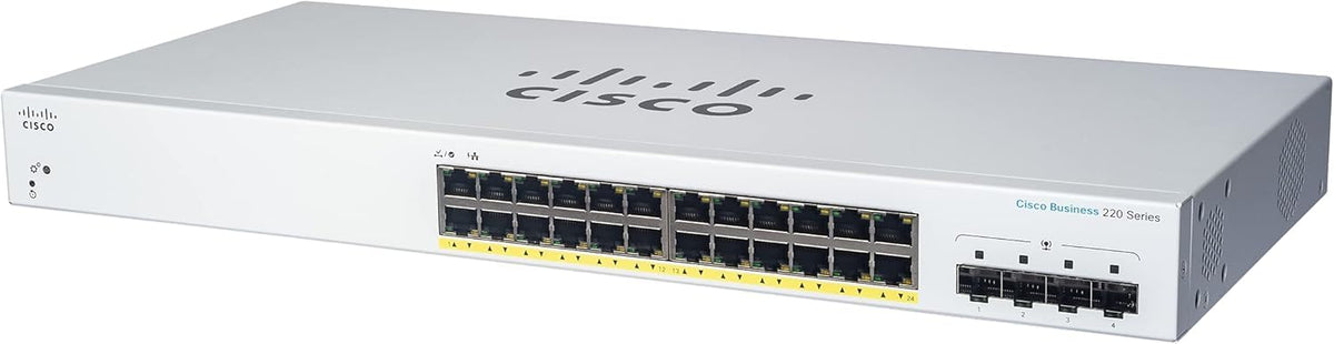 Cisco Systems Business CBS220-24T-4G Commutateur intelligent | 24 ports GE | 4x1G