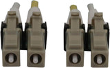 Tripp Lite N820X-04M Câble fibre 400G, OM3 duplex LC