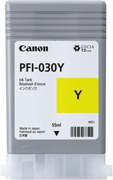 Canon Genuine PFI-030 Y Yellow Ink Cartridge 55ml, Compatible with ima