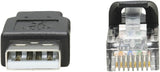 Tripp Lite U009-010-RJ45-X USB-A to RJ45 Rollover Cable 10ft
