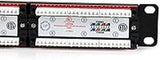 StarTech.com 24 Port 1U Rackmount Cat Cable 6 110 Patch Panel (C6PANEL