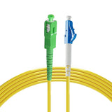 Câble de brassage fibre SC/APC à LC/UPC, simplex monomode SM