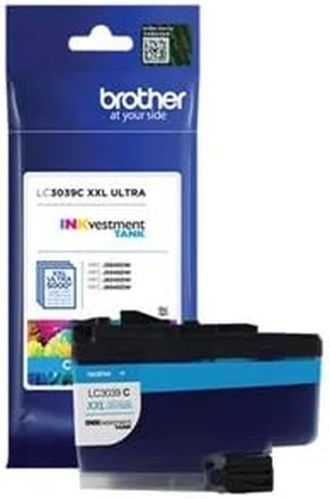 Cartouche d'encre cyan Brother LC3039CS, très haut rendement